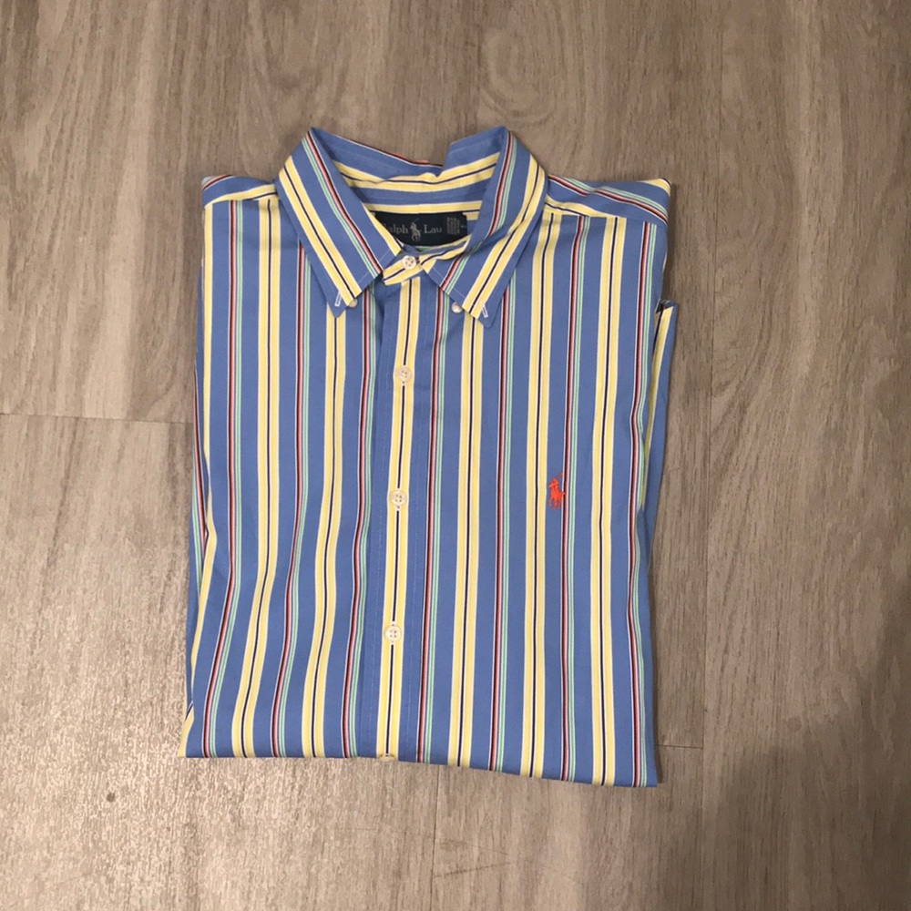 Striped Ralph Lauren Classic Fit Button Down